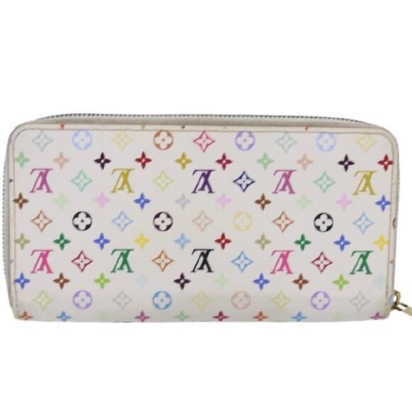 Louis Vuitton Monogram Multicolor Zippy Wallet White - Picture 2 of 5